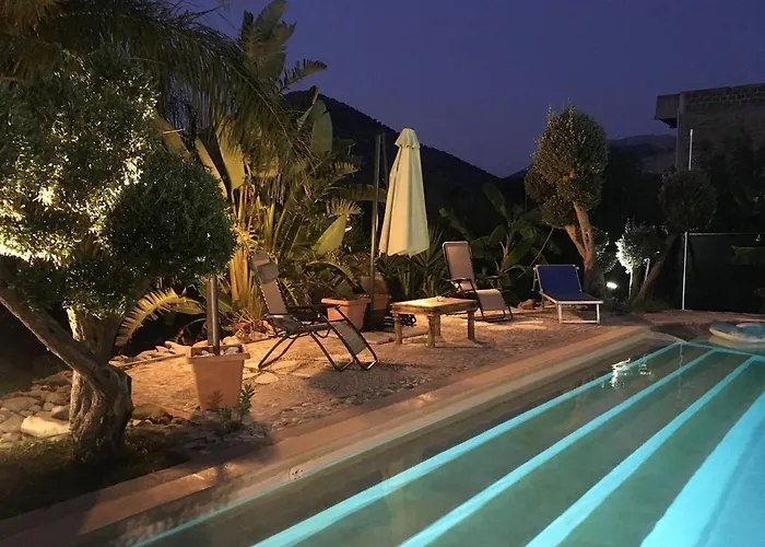 With Private Pool And Wonderful View Carini